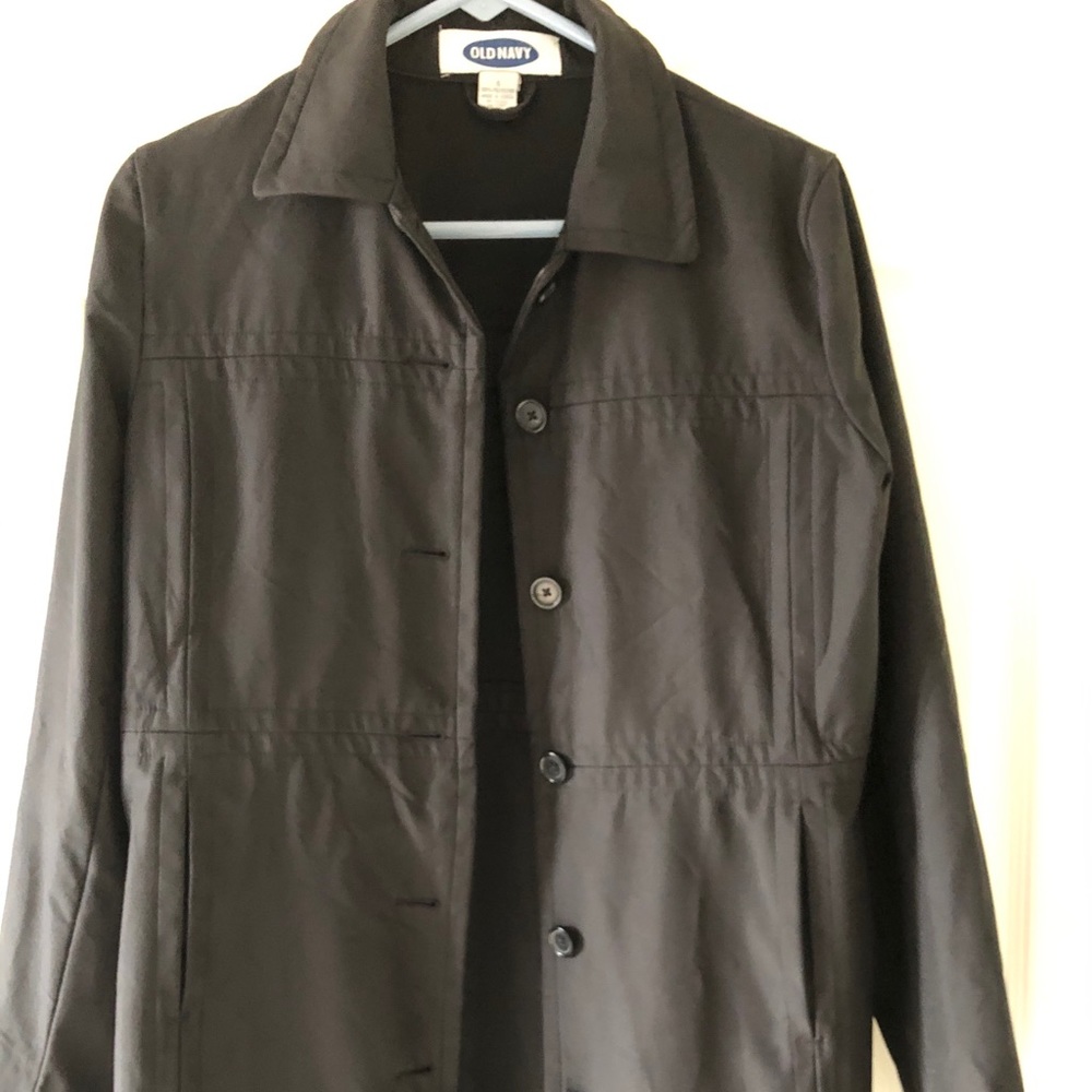 Black trench coat
